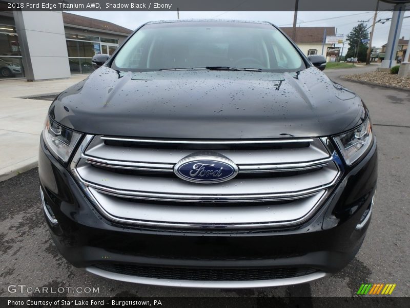 Shadow Black / Ebony 2018 Ford Edge Titanium AWD