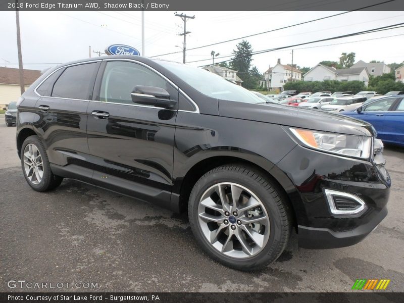 Shadow Black / Ebony 2018 Ford Edge Titanium AWD