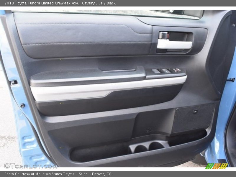 Cavalry Blue / Black 2018 Toyota Tundra Limited CrewMax 4x4