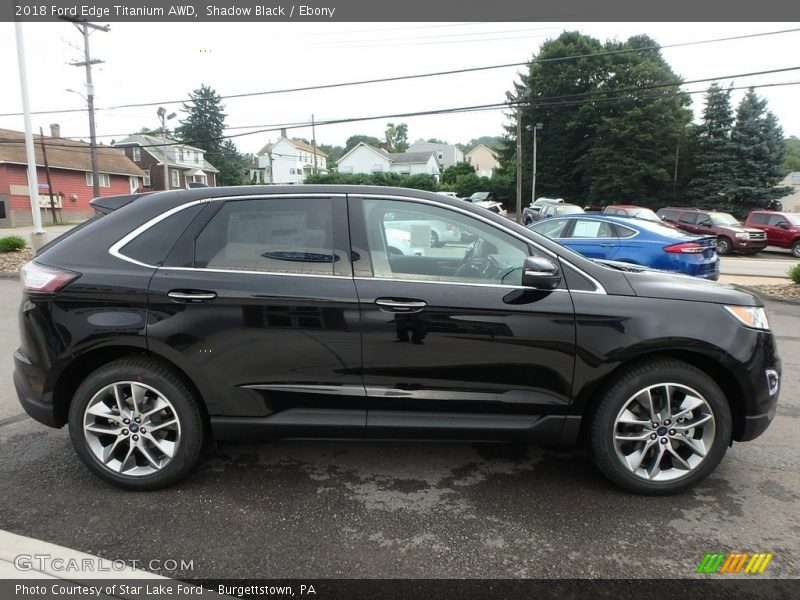Shadow Black / Ebony 2018 Ford Edge Titanium AWD