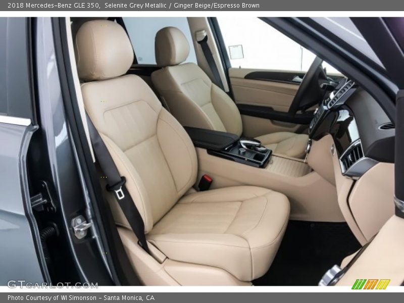 Selenite Grey Metallic / Ginger Beige/Espresso Brown 2018 Mercedes-Benz GLE 350
