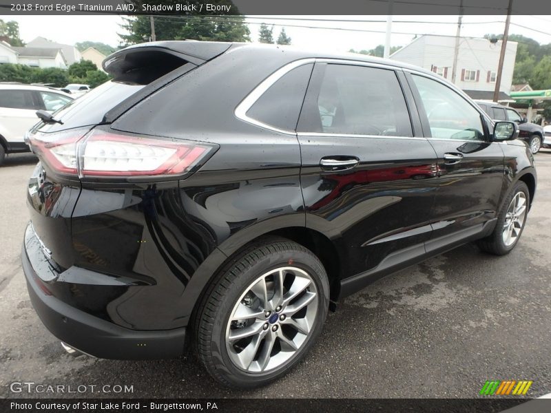 Shadow Black / Ebony 2018 Ford Edge Titanium AWD