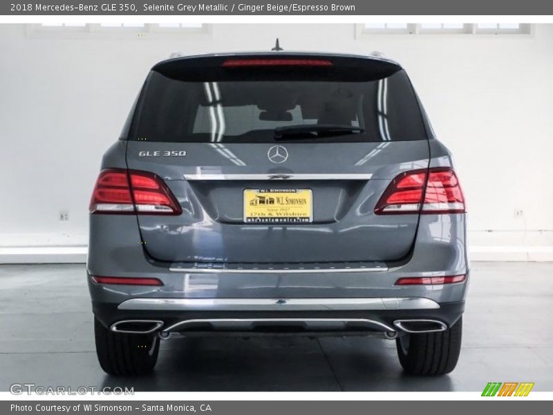 Selenite Grey Metallic / Ginger Beige/Espresso Brown 2018 Mercedes-Benz GLE 350