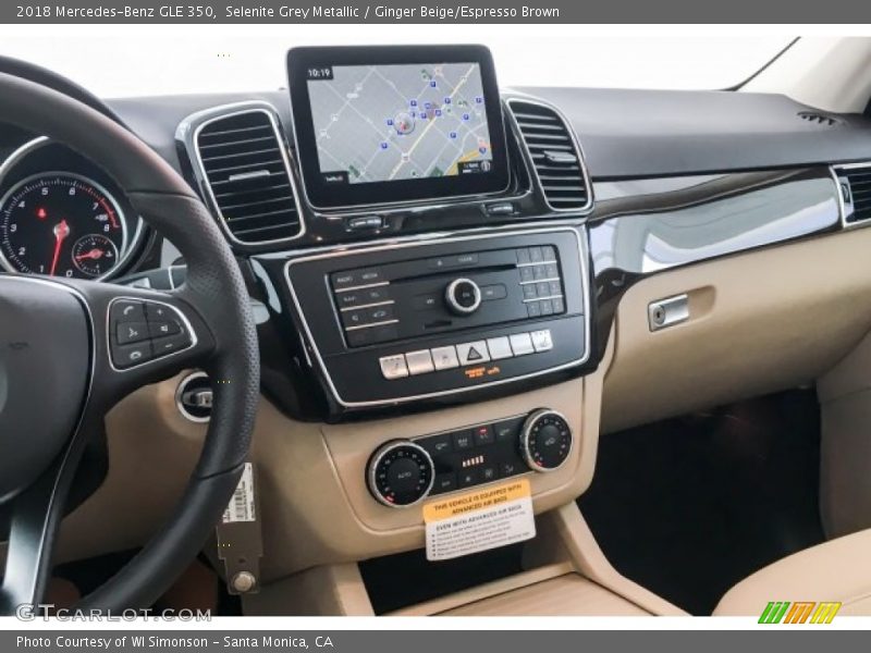 Selenite Grey Metallic / Ginger Beige/Espresso Brown 2018 Mercedes-Benz GLE 350