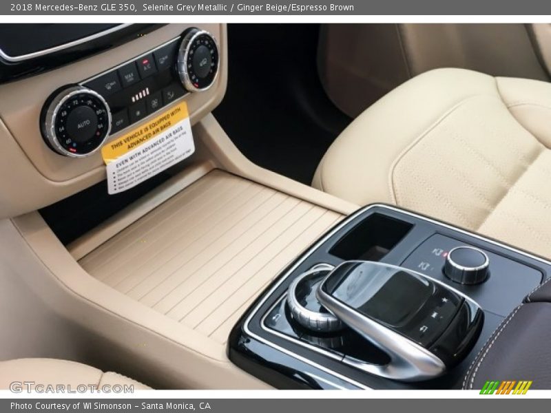 Selenite Grey Metallic / Ginger Beige/Espresso Brown 2018 Mercedes-Benz GLE 350