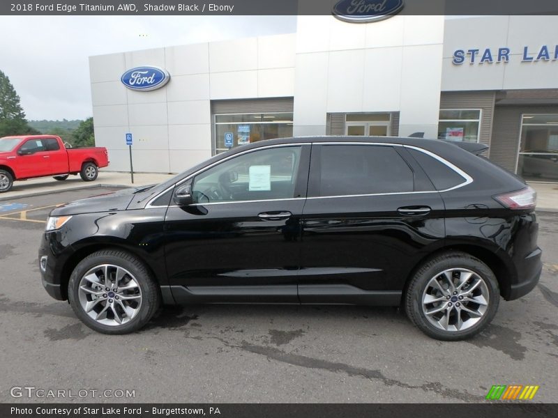 Shadow Black / Ebony 2018 Ford Edge Titanium AWD