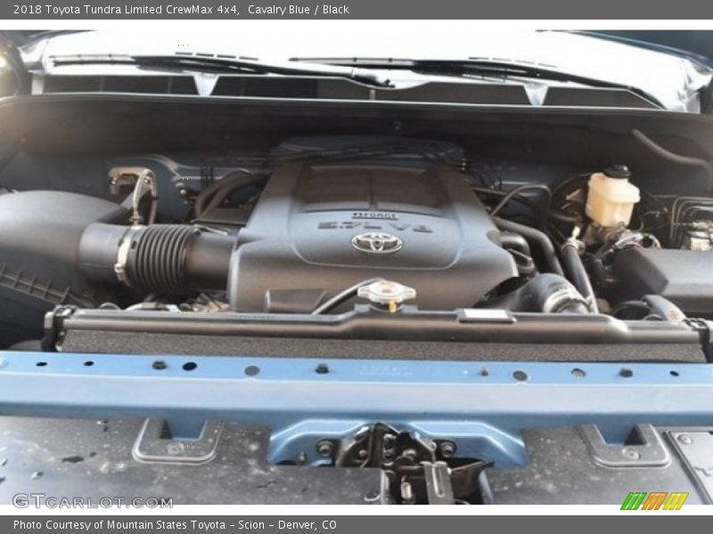 Cavalry Blue / Black 2018 Toyota Tundra Limited CrewMax 4x4