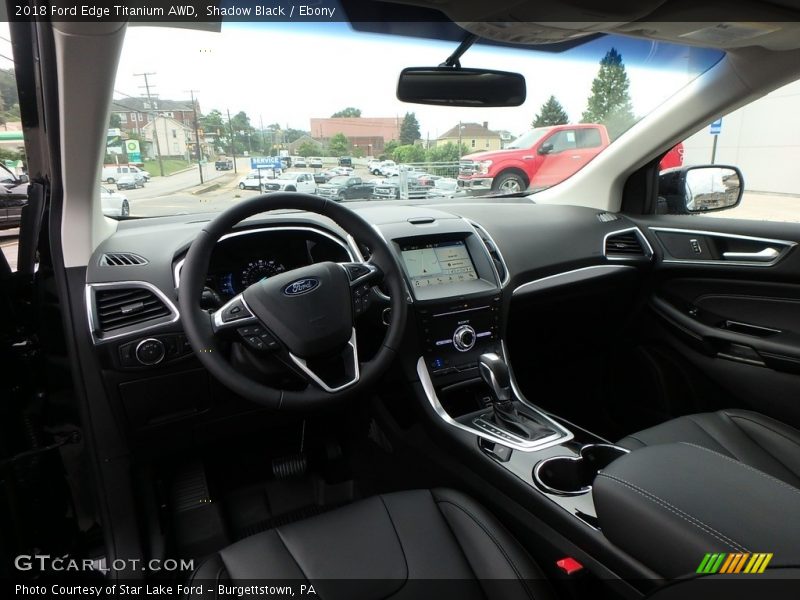 Shadow Black / Ebony 2018 Ford Edge Titanium AWD
