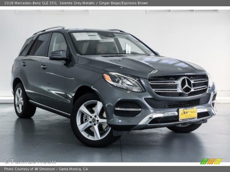 Selenite Grey Metallic / Ginger Beige/Espresso Brown 2018 Mercedes-Benz GLE 350