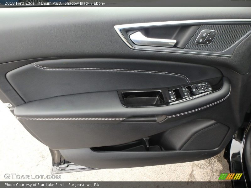 Shadow Black / Ebony 2018 Ford Edge Titanium AWD