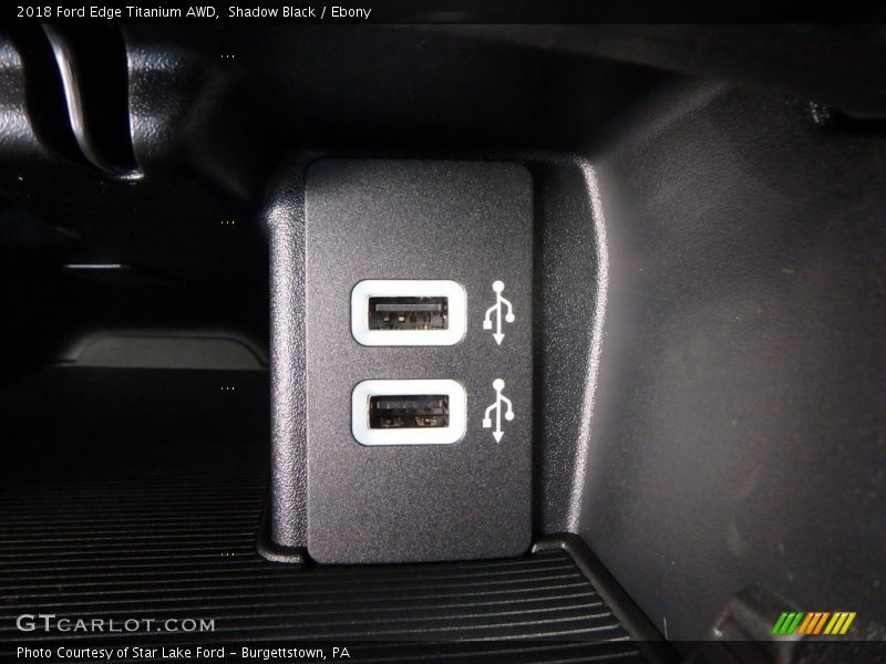 Shadow Black / Ebony 2018 Ford Edge Titanium AWD