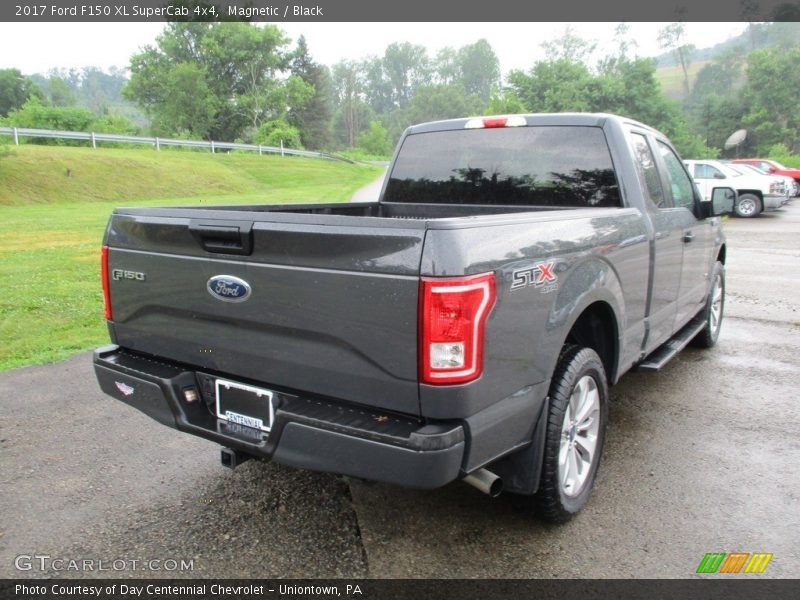 Magnetic / Black 2017 Ford F150 XL SuperCab 4x4