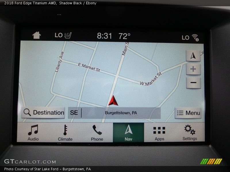 Shadow Black / Ebony 2018 Ford Edge Titanium AWD