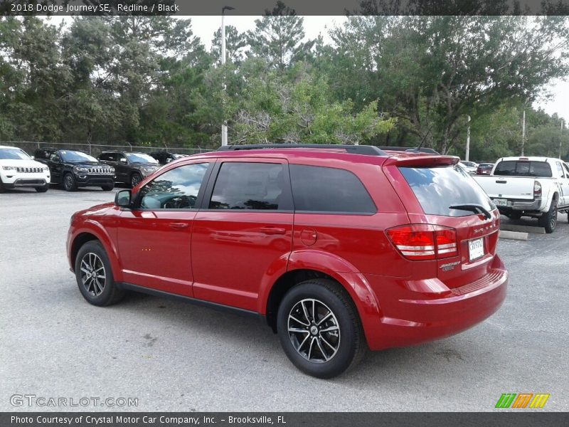 Redline / Black 2018 Dodge Journey SE