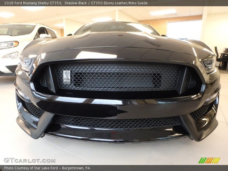 Shadow Black / GT350 Ebony Leather/Miko Suede 2018 Ford Mustang Shelby GT350