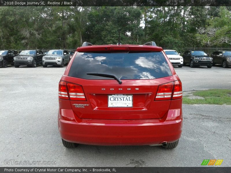 Redline / Black 2018 Dodge Journey SE