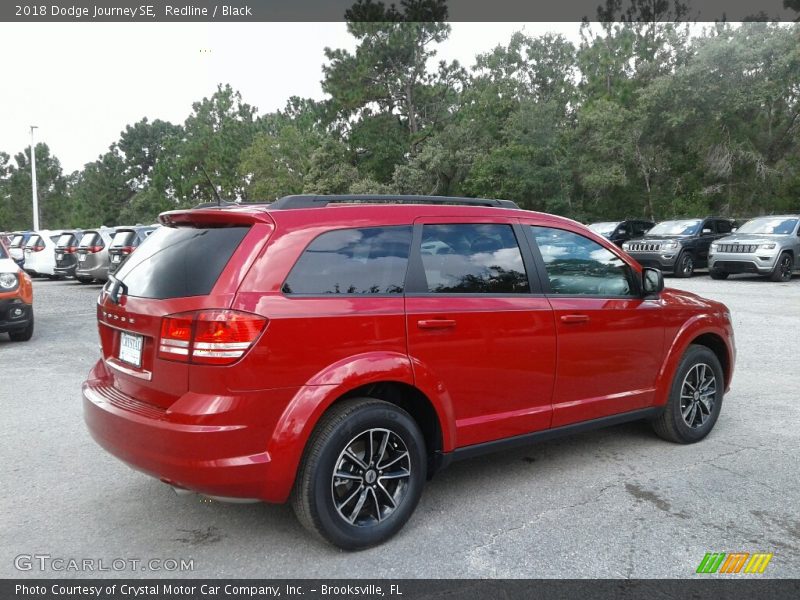 Redline / Black 2018 Dodge Journey SE