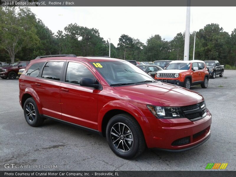 Redline / Black 2018 Dodge Journey SE