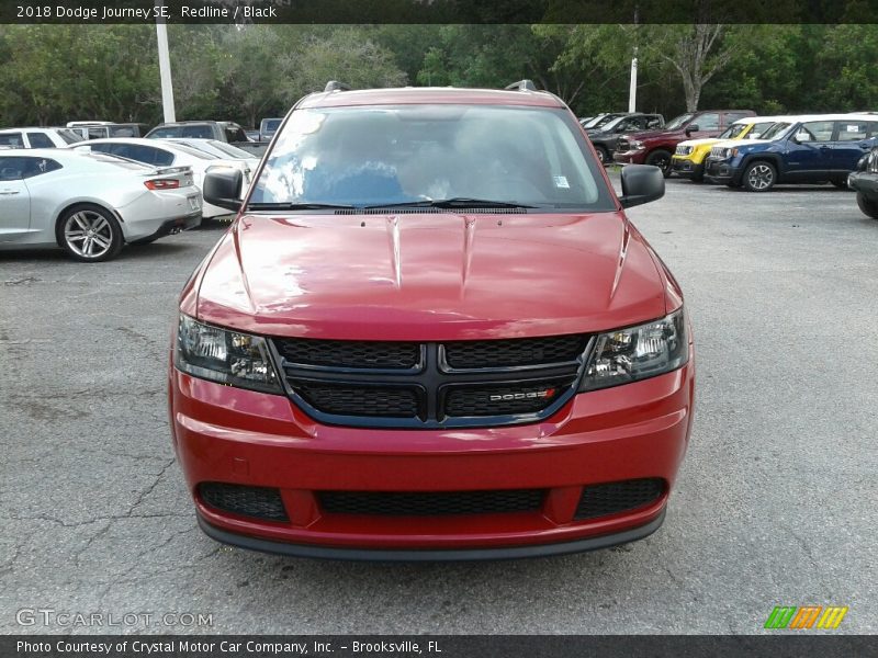 Redline / Black 2018 Dodge Journey SE