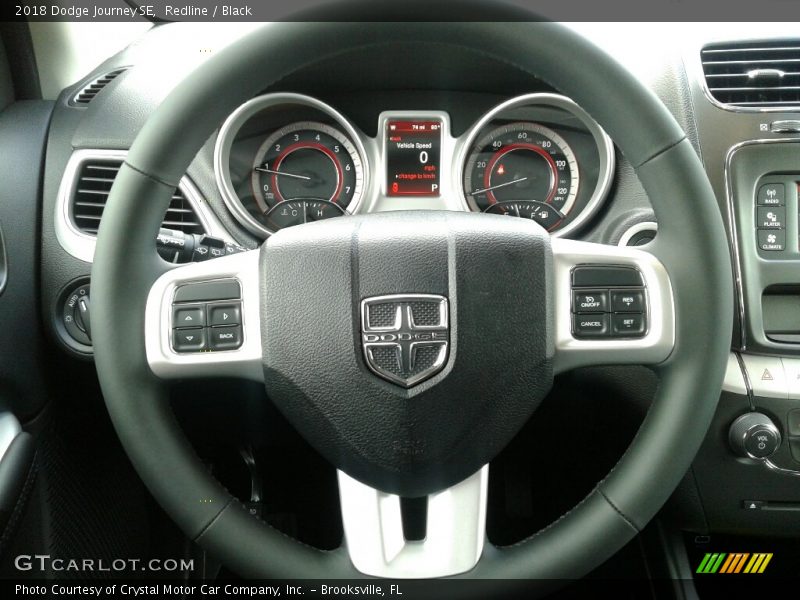 Redline / Black 2018 Dodge Journey SE