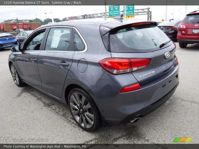 Summit Gray / Black 2018 Hyundai Elantra GT Sport