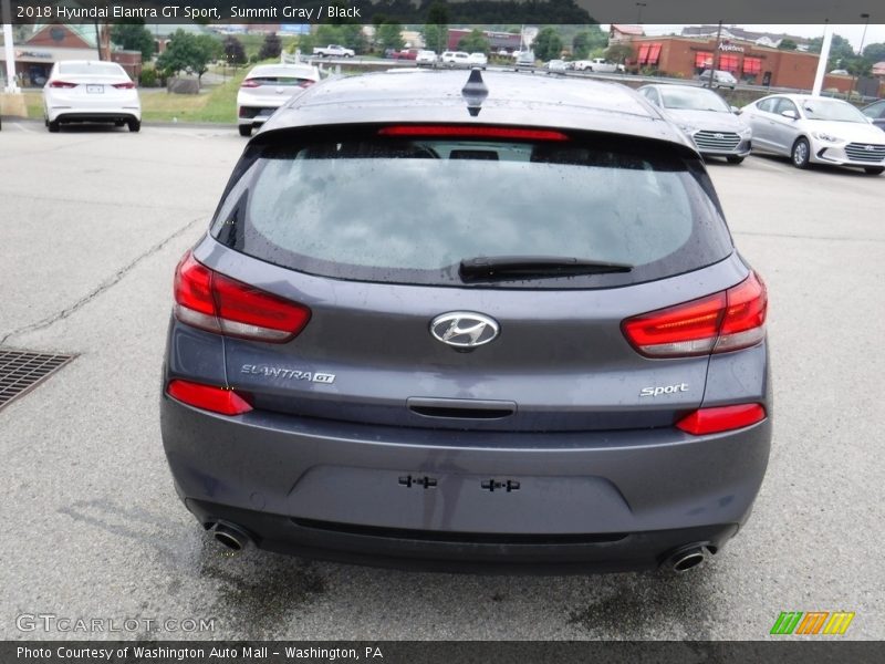 Summit Gray / Black 2018 Hyundai Elantra GT Sport
