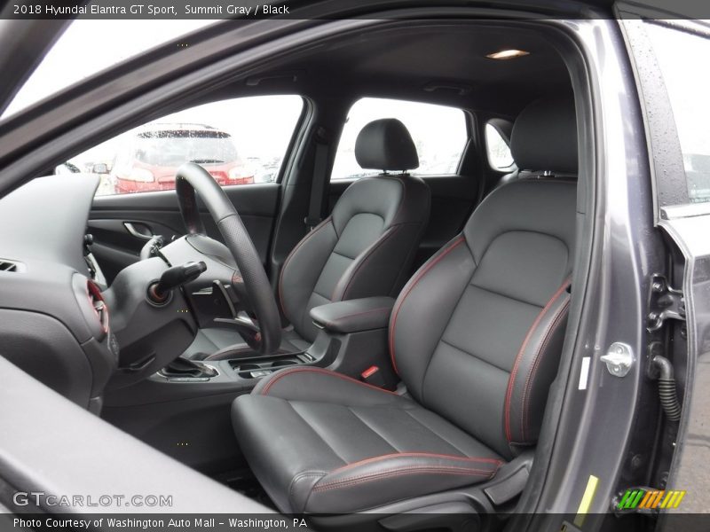 Summit Gray / Black 2018 Hyundai Elantra GT Sport
