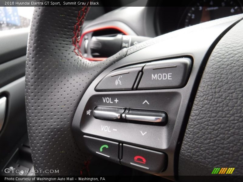Summit Gray / Black 2018 Hyundai Elantra GT Sport