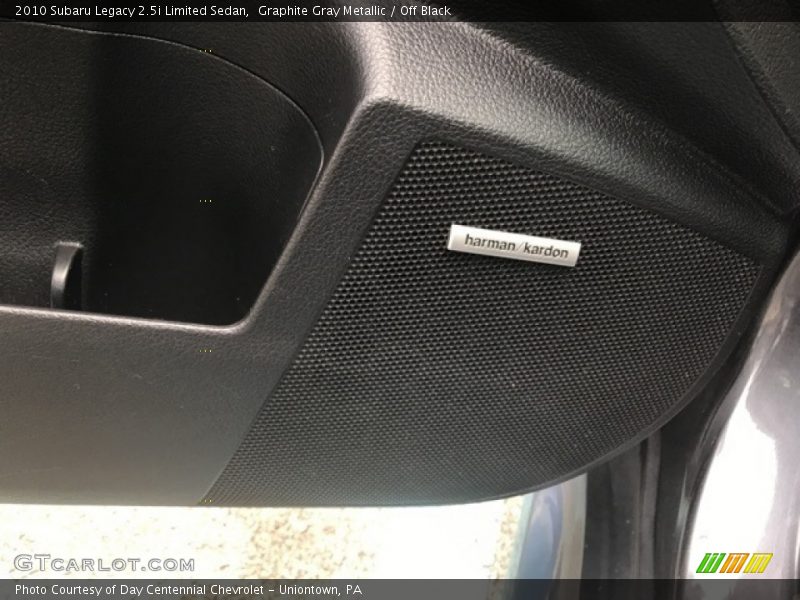 Graphite Gray Metallic / Off Black 2010 Subaru Legacy 2.5i Limited Sedan