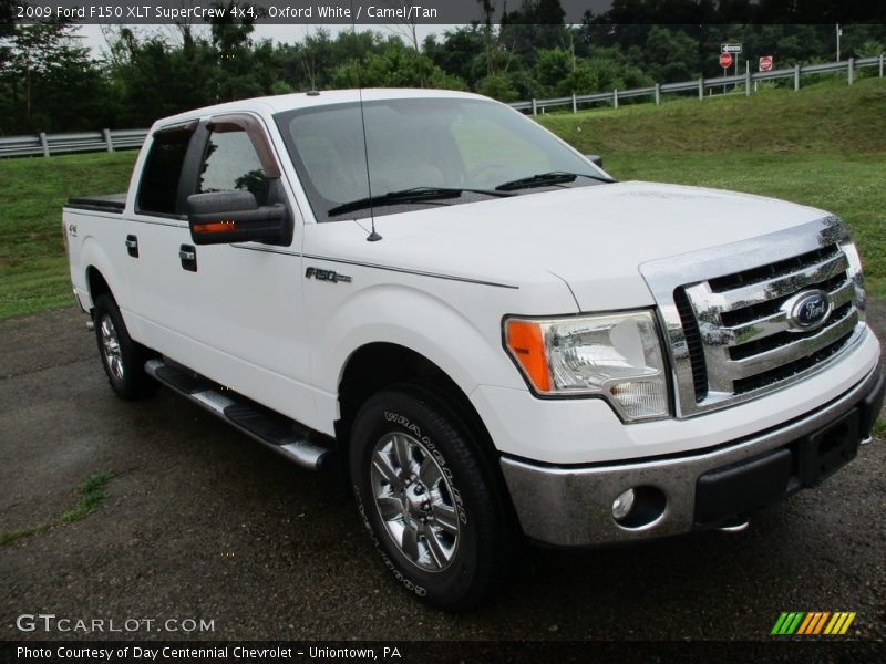 Oxford White / Camel/Tan 2009 Ford F150 XLT SuperCrew 4x4
