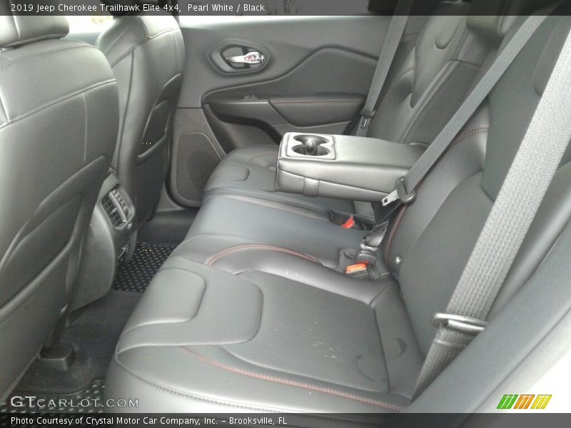 Pearl White / Black 2019 Jeep Cherokee Trailhawk Elite 4x4