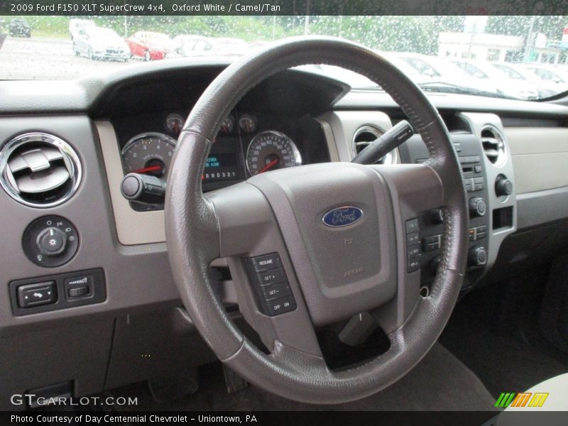 Oxford White / Camel/Tan 2009 Ford F150 XLT SuperCrew 4x4