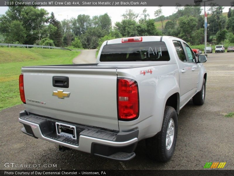 Silver Ice Metallic / Jet Black/Dark Ash 2018 Chevrolet Colorado WT Crew Cab 4x4