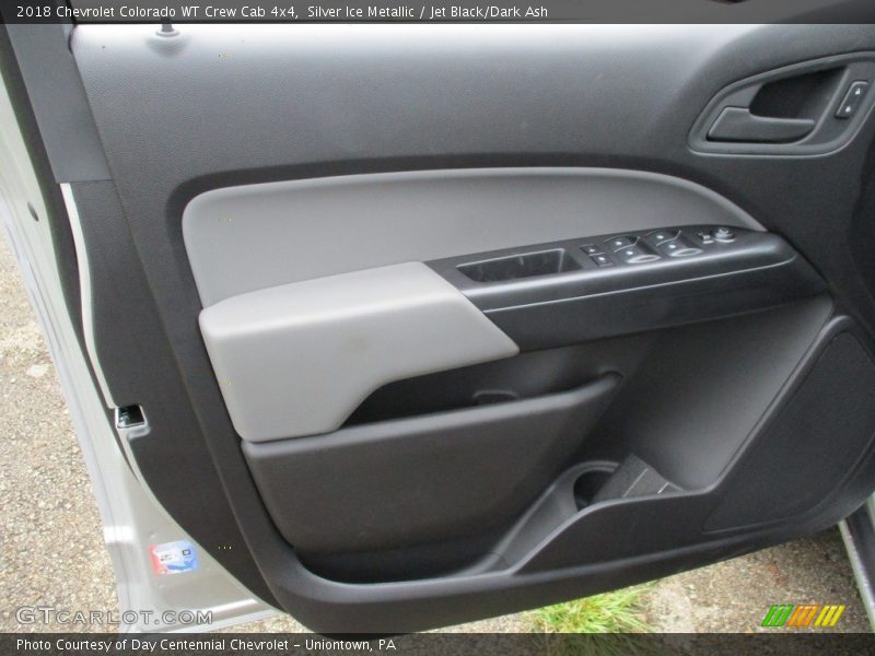 Silver Ice Metallic / Jet Black/Dark Ash 2018 Chevrolet Colorado WT Crew Cab 4x4