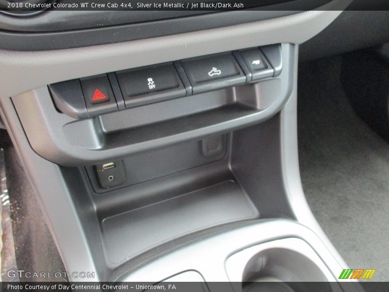 Silver Ice Metallic / Jet Black/Dark Ash 2018 Chevrolet Colorado WT Crew Cab 4x4
