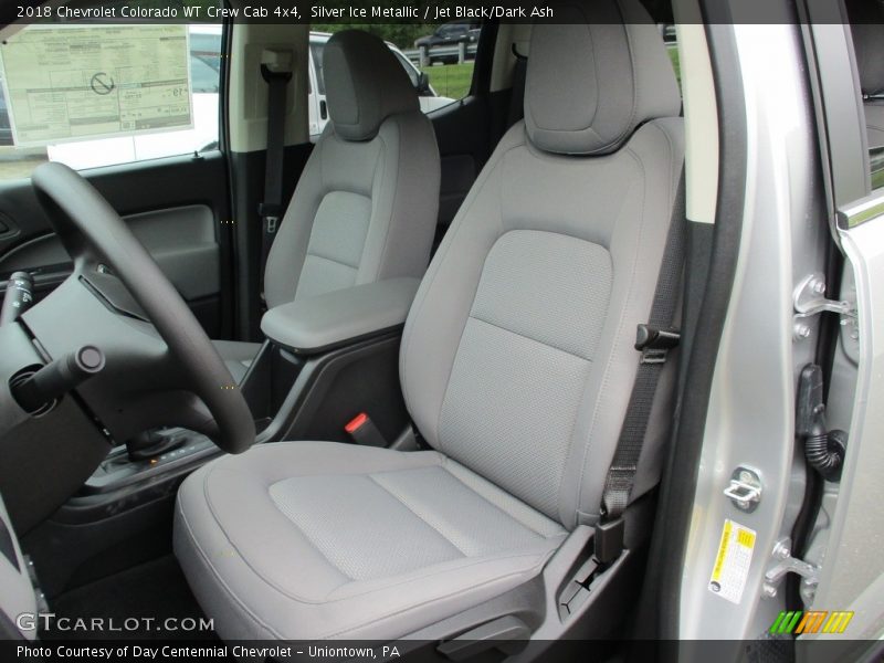 Silver Ice Metallic / Jet Black/Dark Ash 2018 Chevrolet Colorado WT Crew Cab 4x4