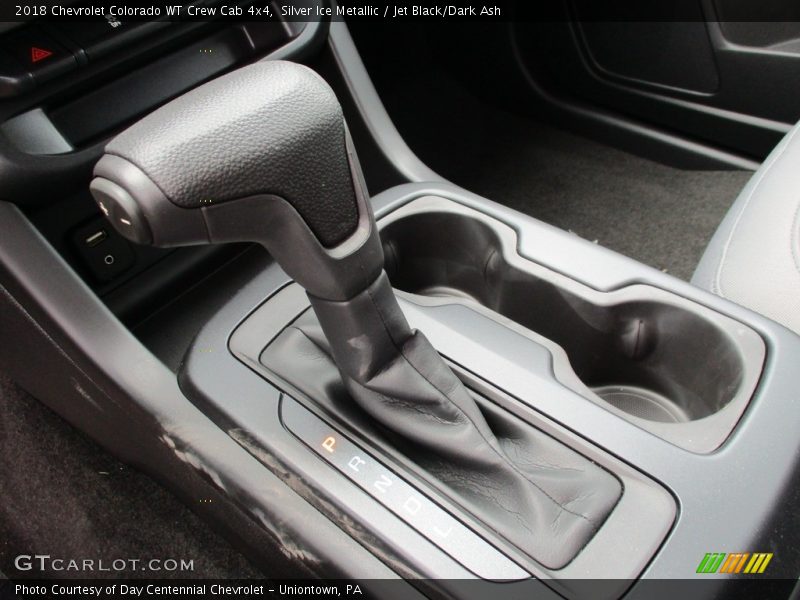 Silver Ice Metallic / Jet Black/Dark Ash 2018 Chevrolet Colorado WT Crew Cab 4x4
