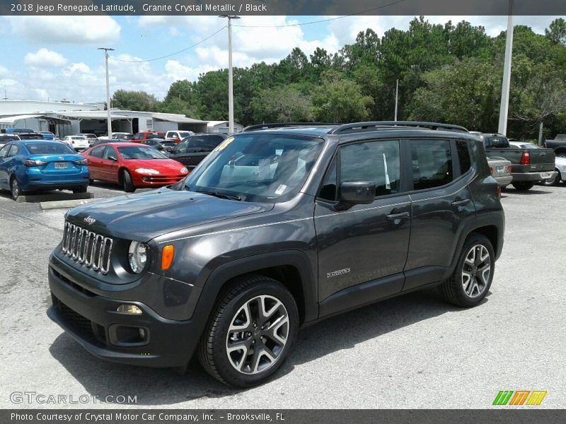 Granite Crystal Metallic / Black 2018 Jeep Renegade Latitude