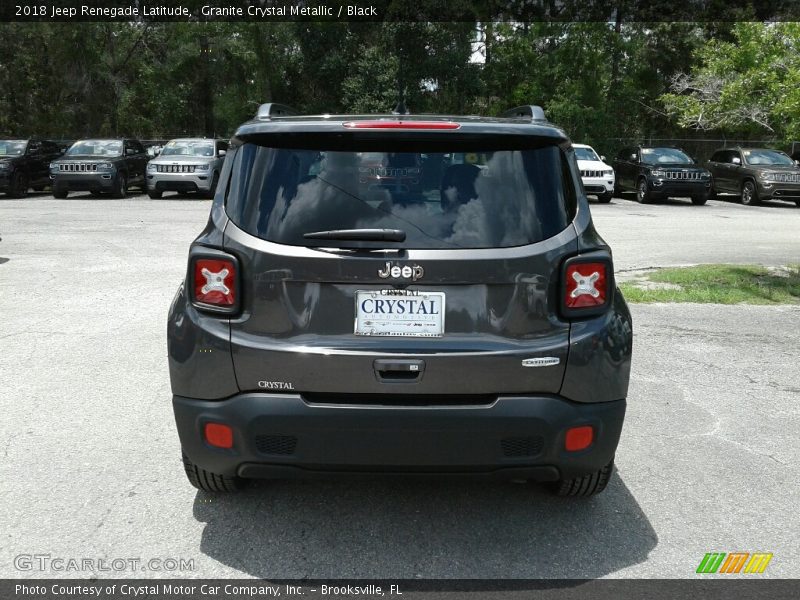 Granite Crystal Metallic / Black 2018 Jeep Renegade Latitude