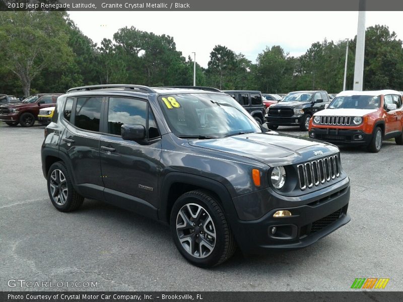 Granite Crystal Metallic / Black 2018 Jeep Renegade Latitude