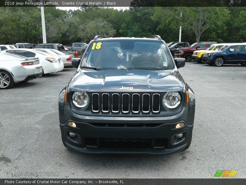 Granite Crystal Metallic / Black 2018 Jeep Renegade Latitude