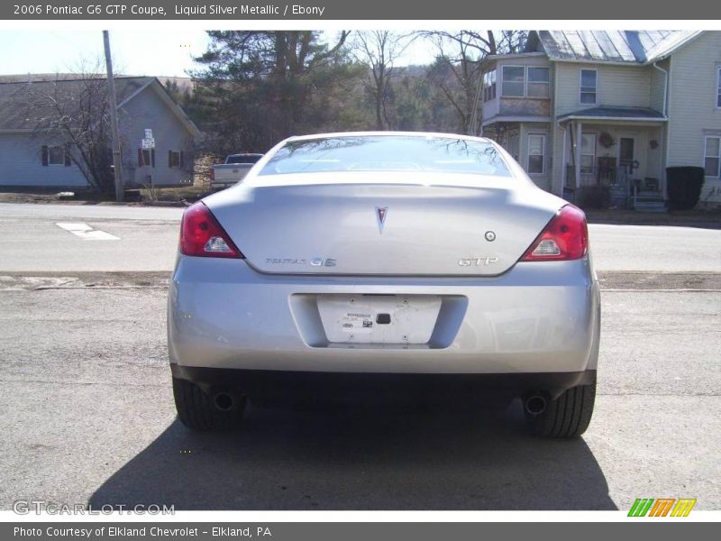 Liquid Silver Metallic / Ebony 2006 Pontiac G6 GTP Coupe
