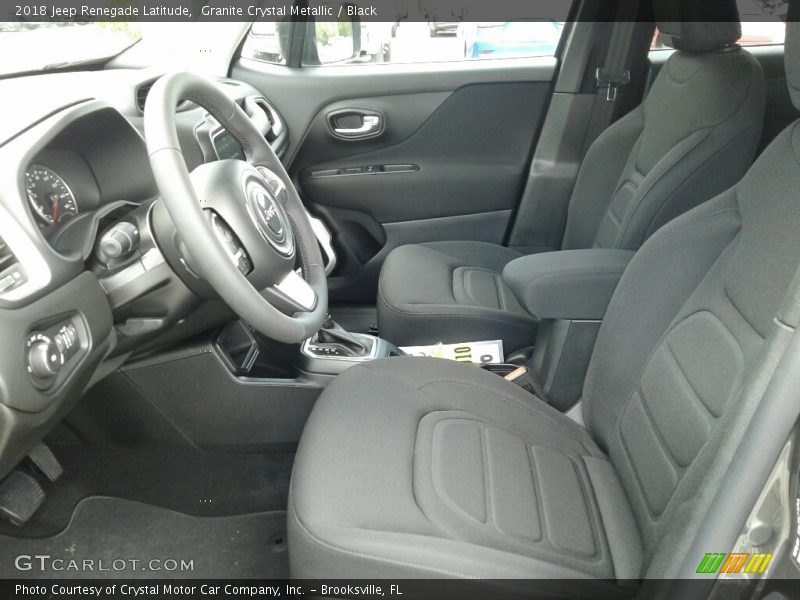 Granite Crystal Metallic / Black 2018 Jeep Renegade Latitude