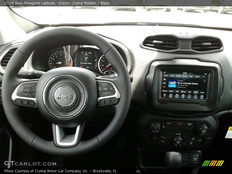 Granite Crystal Metallic / Black 2018 Jeep Renegade Latitude