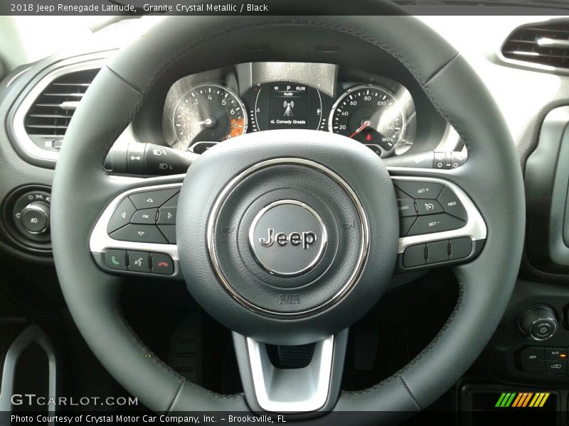 Granite Crystal Metallic / Black 2018 Jeep Renegade Latitude