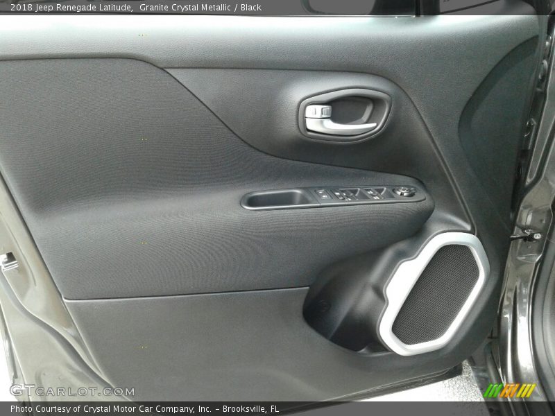Granite Crystal Metallic / Black 2018 Jeep Renegade Latitude