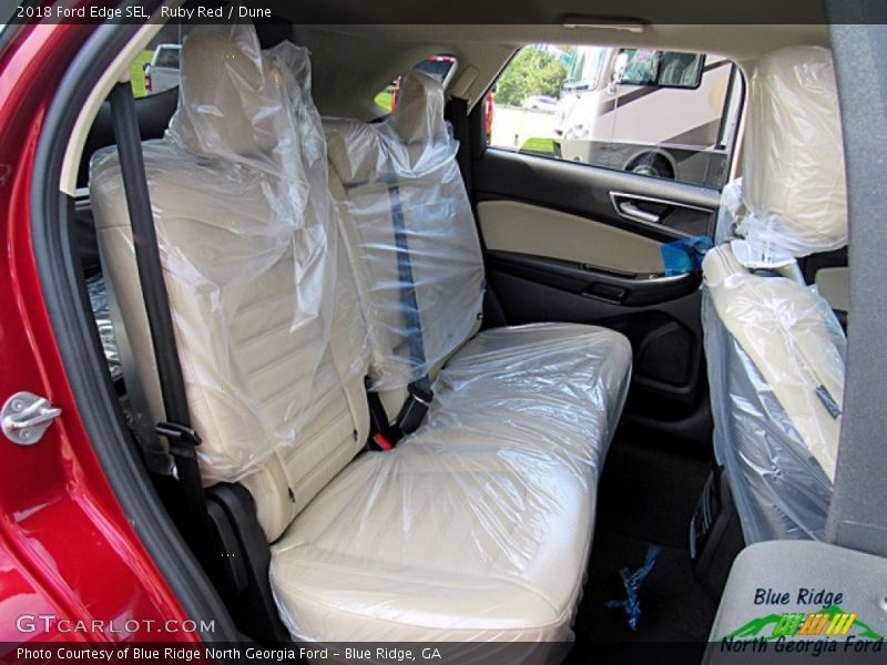Ruby Red / Dune 2018 Ford Edge SEL