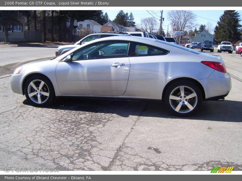 Liquid Silver Metallic / Ebony 2006 Pontiac G6 GTP Coupe