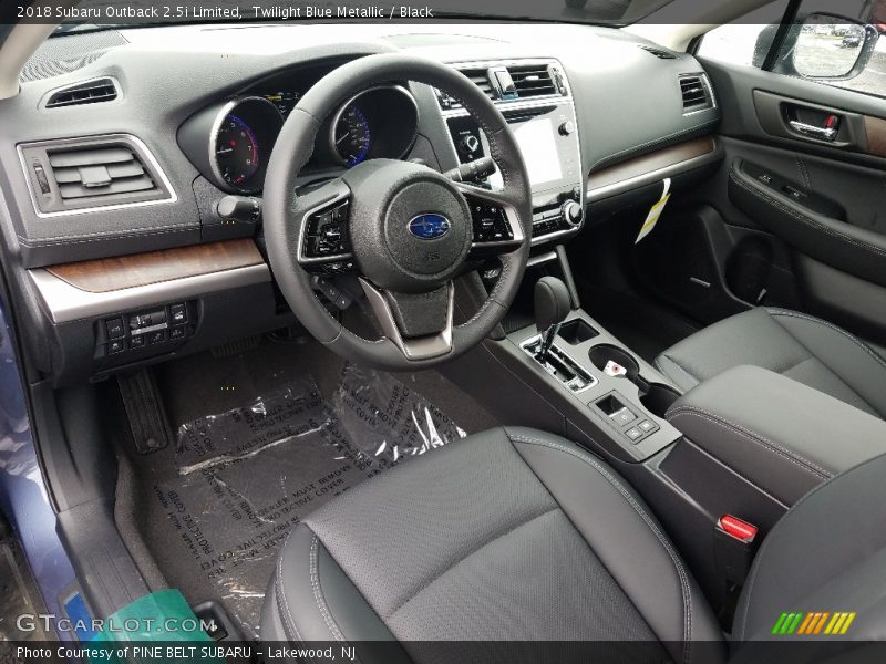 Twilight Blue Metallic / Black 2018 Subaru Outback 2.5i Limited