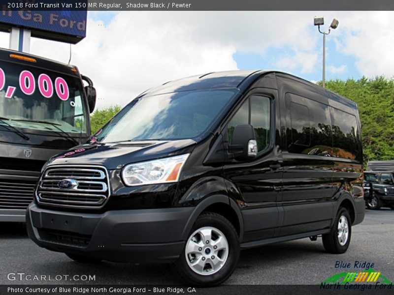 Shadow Black / Pewter 2018 Ford Transit Van 150 MR Regular